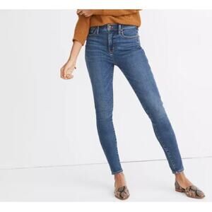 Madewell Jeans 10" High Rise Skinny Wendover Wash Size 27